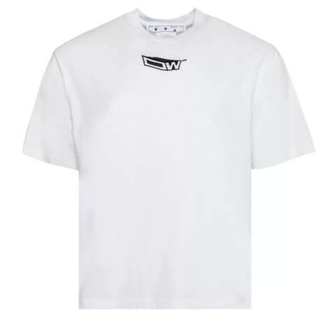 OFF-White Graffiti Zine Over Skate Tee 'White/Black'