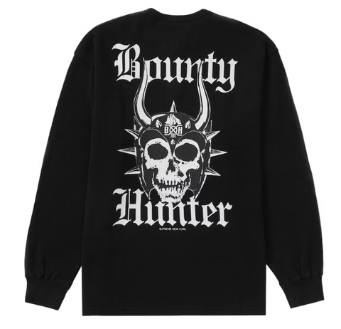 Supreme Bounty Hunter Thermal Henley L/S Top Black