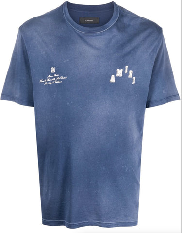 AMIRI Vintage Collegiate Navy Tee