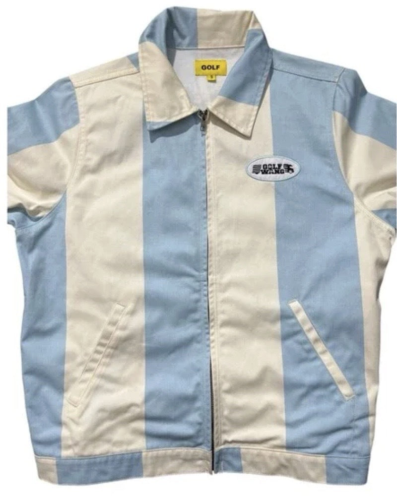 Golf Wang Cream/Blue Stripe Work jacket