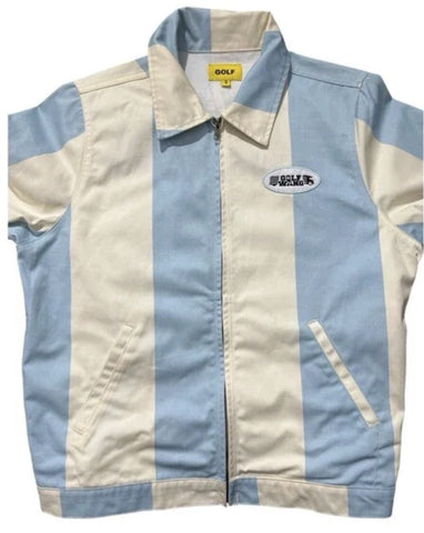 Golf Wang Cream/Blue Stripe Work jacket