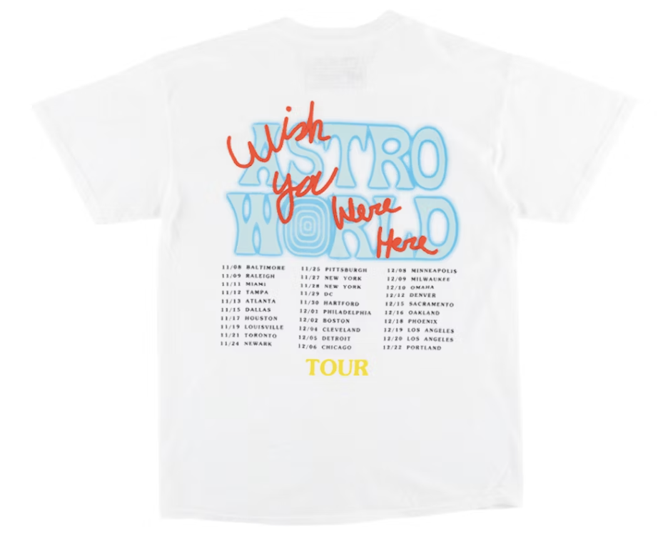 Travis Scott No Bystanders Tee White