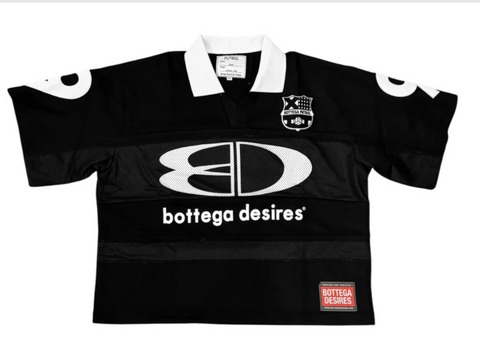 Bottega Desires Black Futbol Jersey Pre-Owned