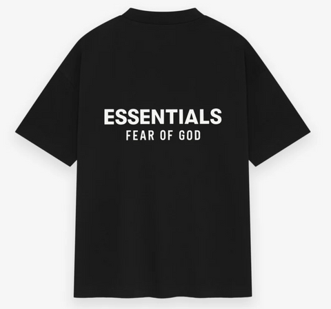 Fear of God Essentials Classic Black Short Sleeve Tee