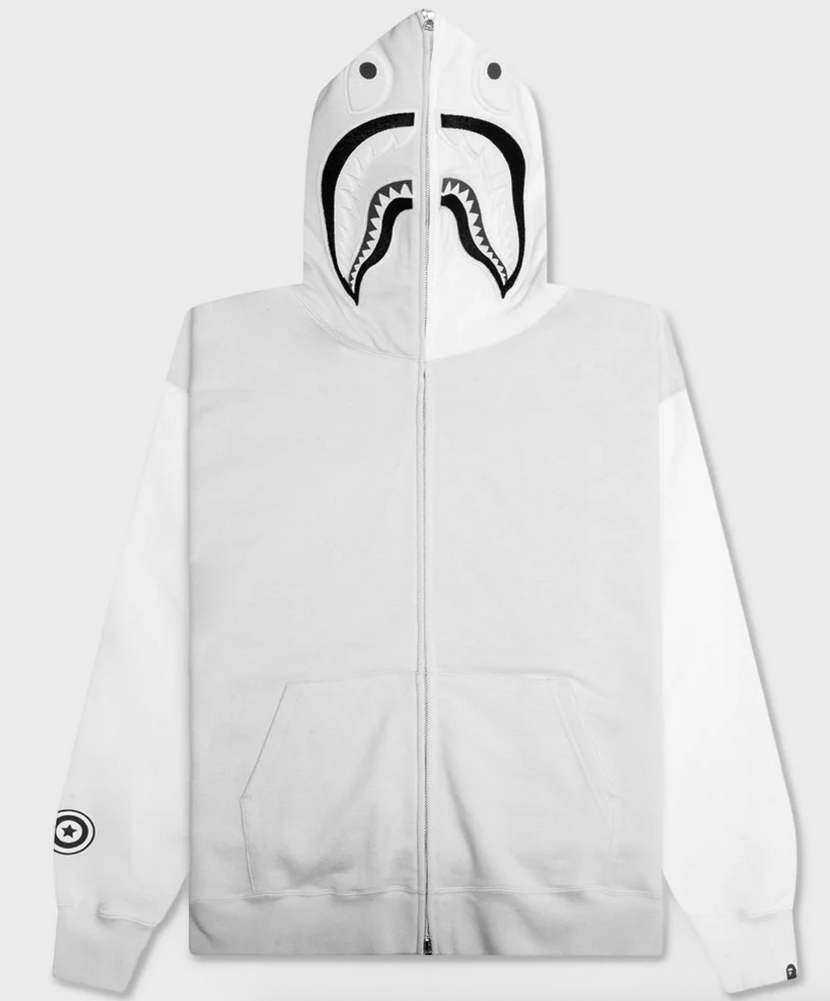 BAPE Shark Full Zip Hoodie #1 Gray