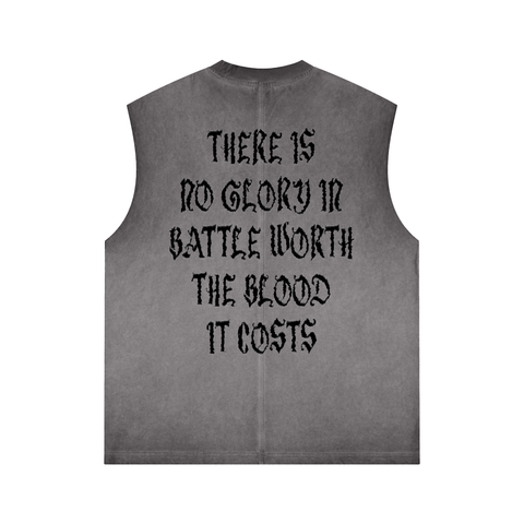 Solace Warzone Grey Wash Sleeveless Tee