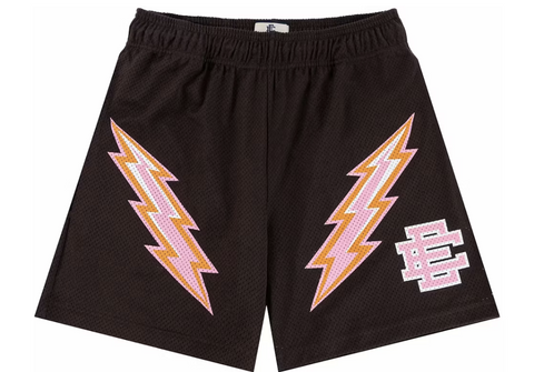 Eric Emanuel EE Short Dark Brown/Pink Bolt