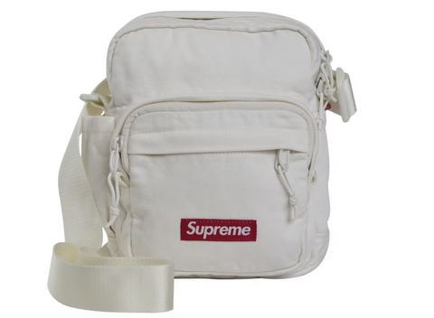 Supreme Denim Shoulder Bag White