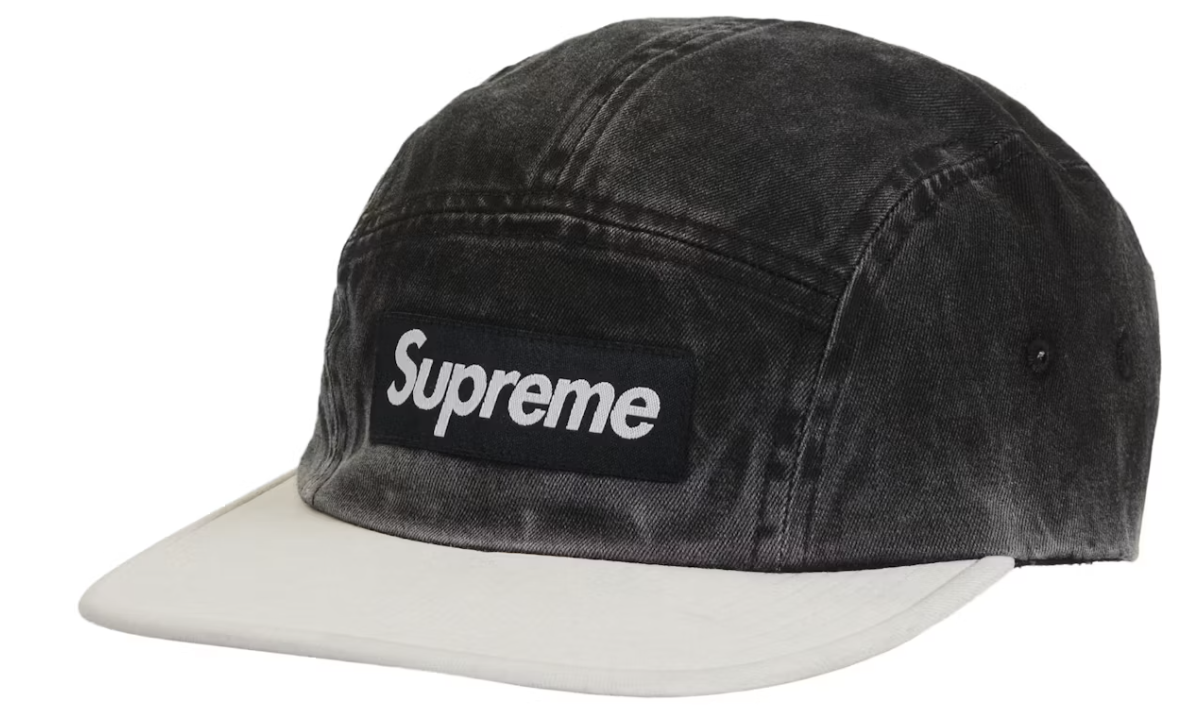 Supreme Pigment 2-Tone Camp Cap Black