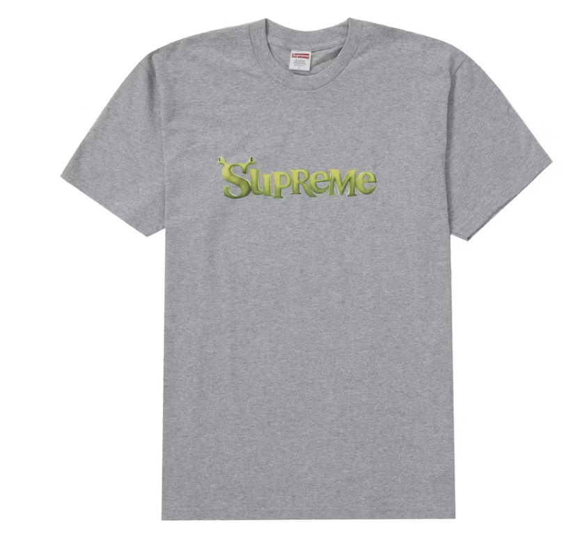 Supreme Shrek Tee Heather Grey