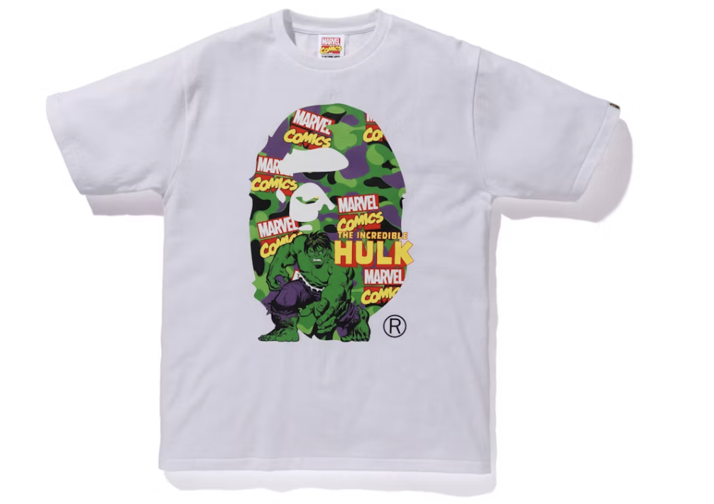 BAPE X MARVEL CAMO THE HULK TEE