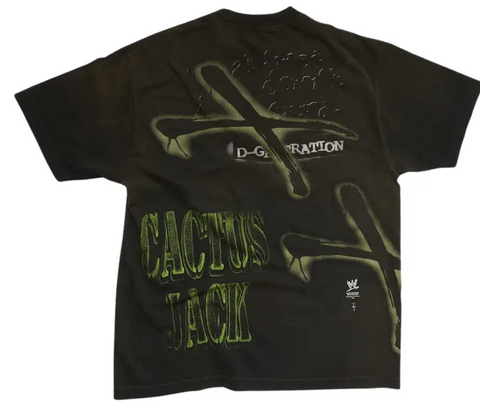 Cactus Jack by Travis Scott x WWE Two Words T-Shirt DX 'Black'