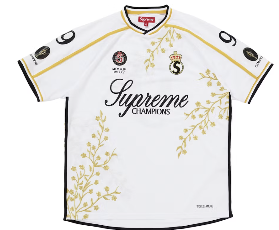 Supreme Floral Soccer Jersey White