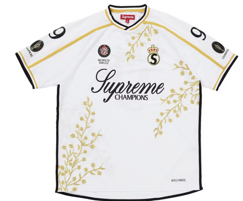 Supreme Floral Soccer Jersey White