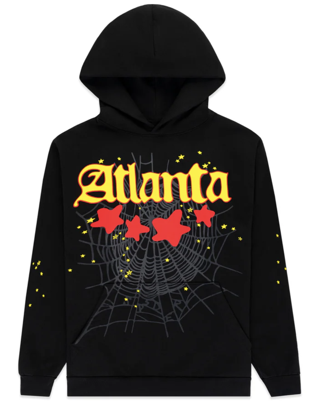 Sp5der Black Atlanta Hoodie