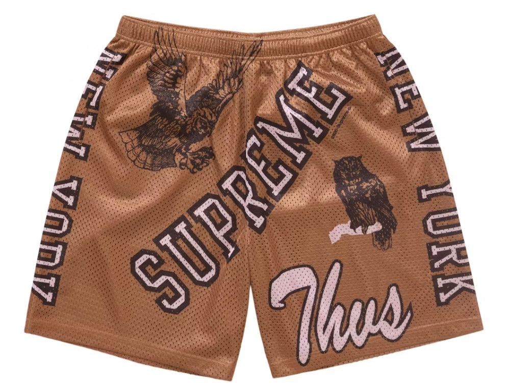 Supreme Varsity Mesh Short Orange