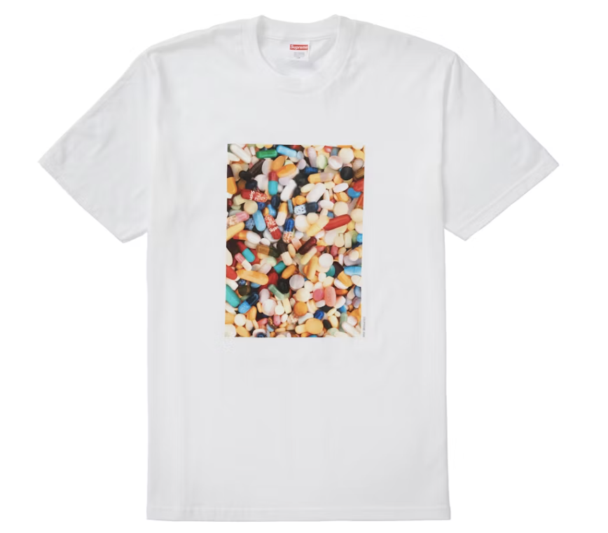 Supreme Pills Tee White Pre-Owned