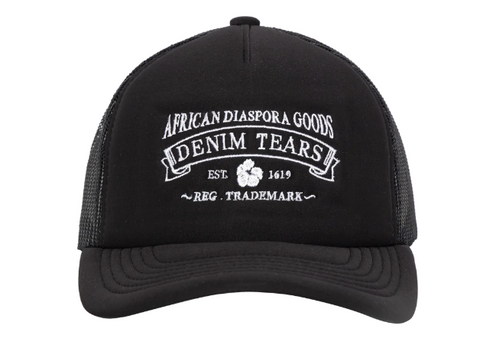 Denim Tears ADG Black Trucker Hat