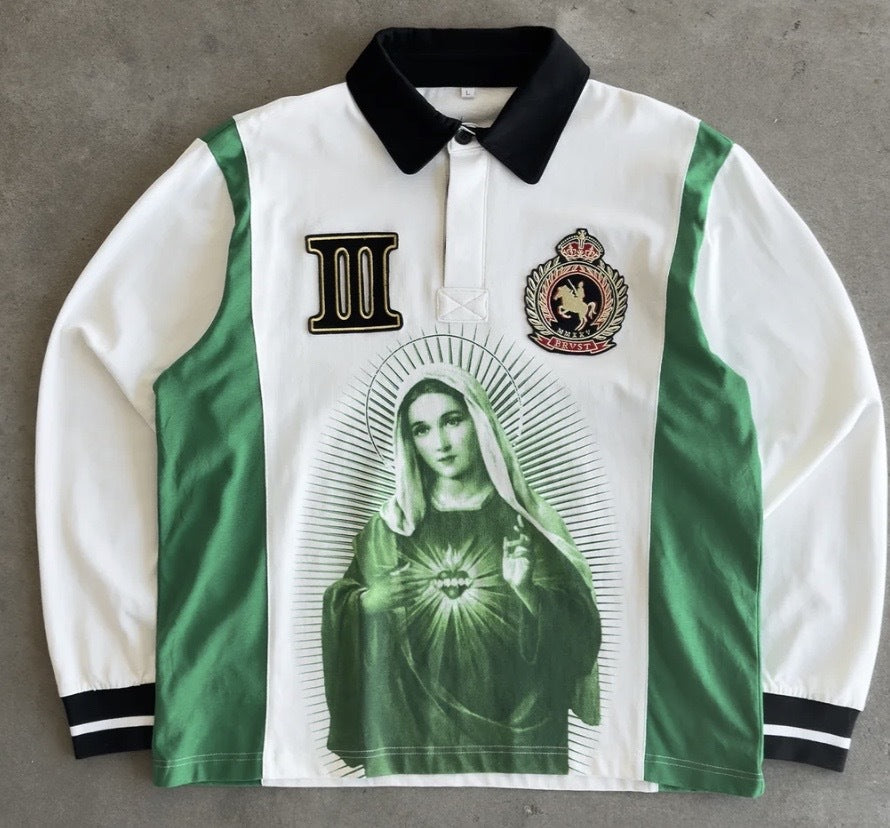 Bravest Studios Green Mary Long Sleeve Polo