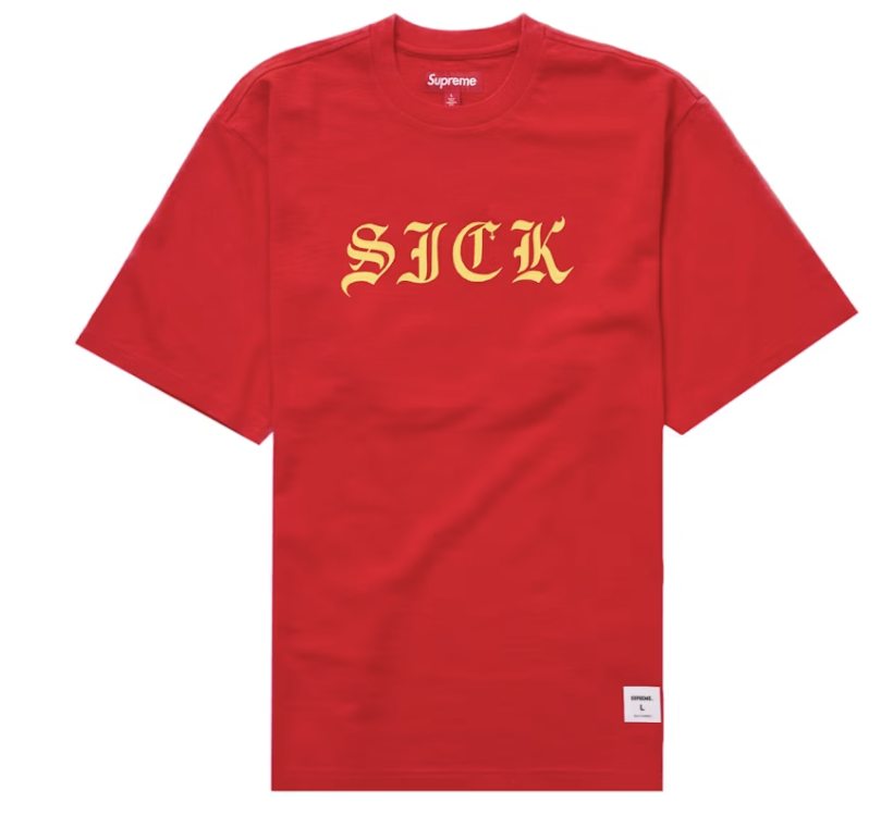 Supreme Sick S/S Top Red