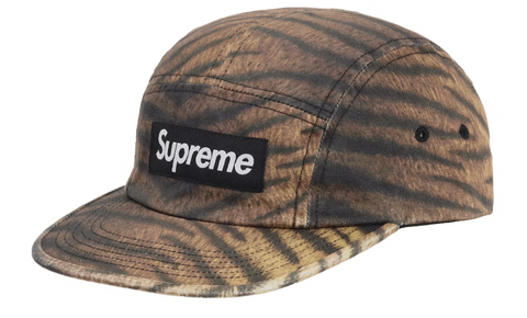 Supreme Washed Chino Twill Camp Cap Tiger (FW25)