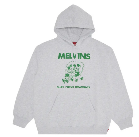 Supreme x Melvins Hooded Sweatshirt 'Ash Grey'