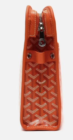 Goyard Jouvence Toiletry Bag GM Orange Lightly Used