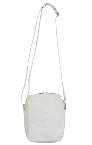 Supreme Nike Leather Shoulder Bag White