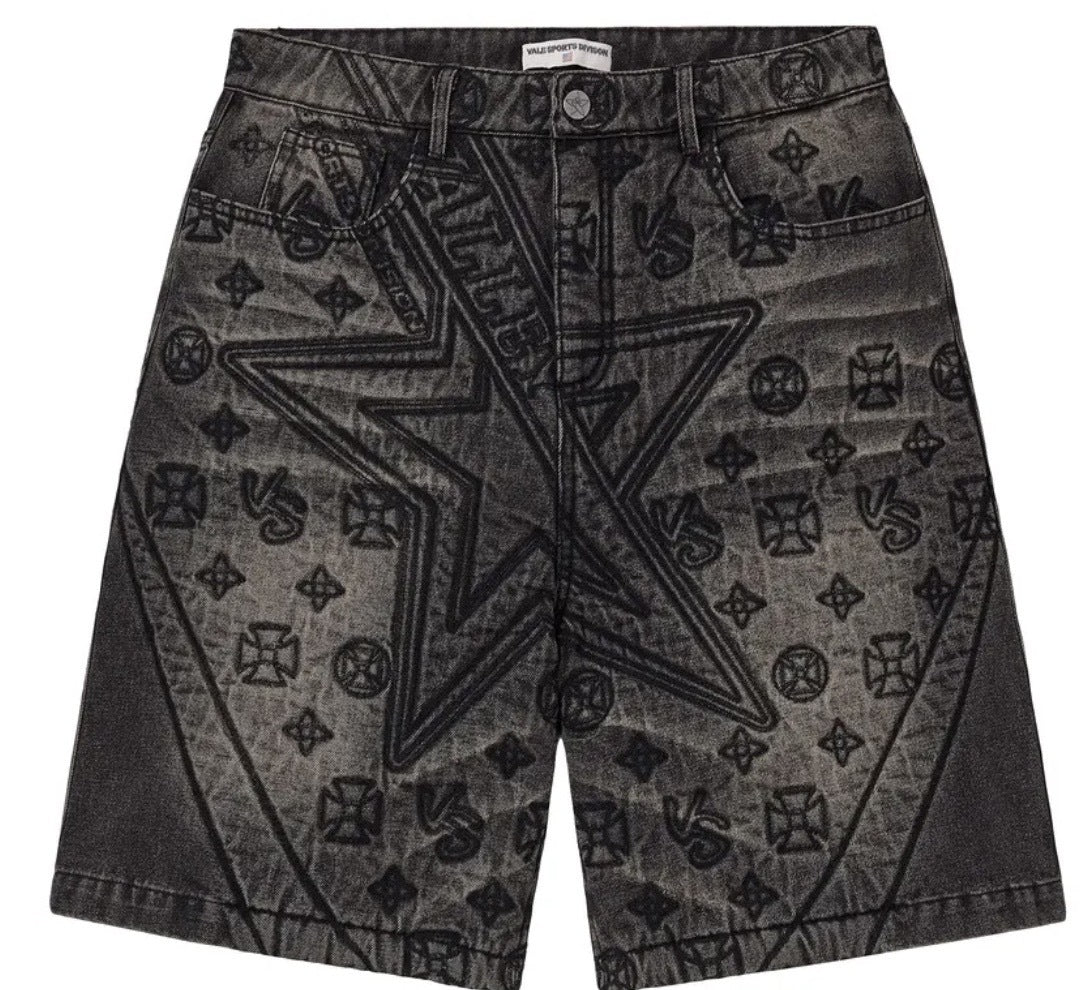 Vale Forever Spade Jorts 'Black