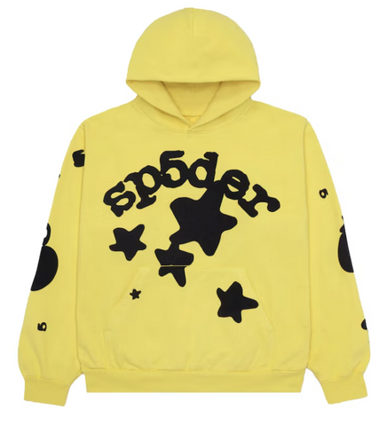 Sp5der Beluga Hoodie Gold