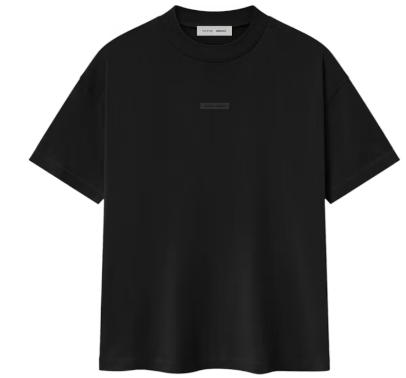 Fear of God ESSENTIALS Jet Black Classic T-Shirt