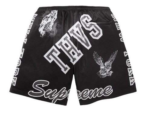 Supreme Varsity Mesh Short Black