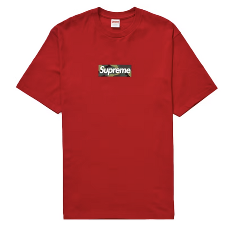 Supreme Box Logo Tee (FW23) Red/Camo
