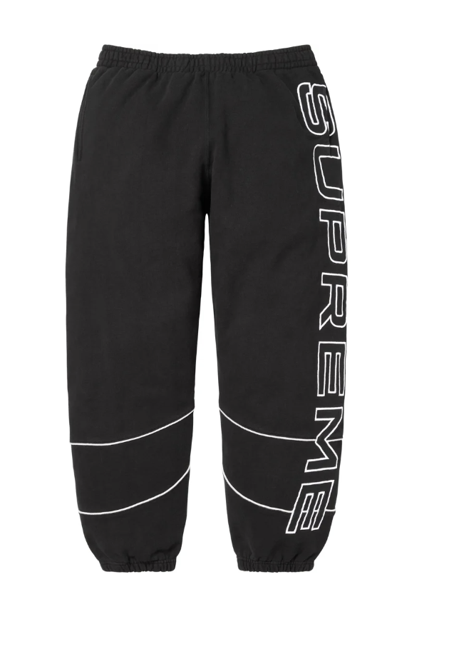 Supreme Paneled Sweatpants Black