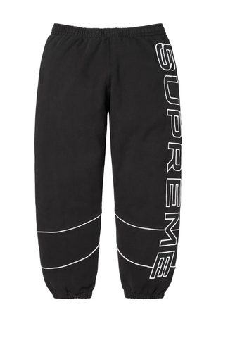 Supreme Paneled Sweatpants Black