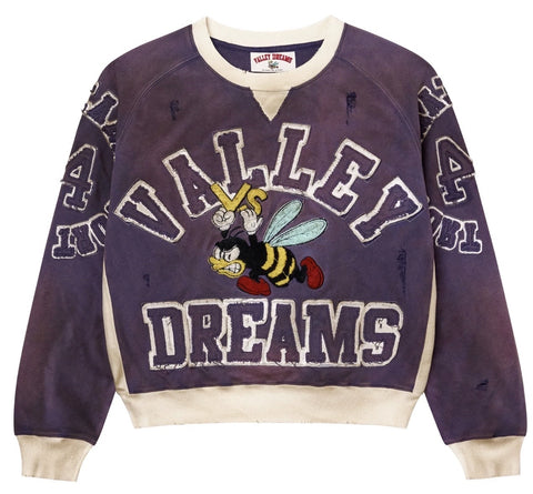 VALE FOREVER INSIGNIA CREWNECK VIOLET