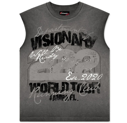 Visionary Club "SEE YOU AT THE TOP" TIMELESS FADE TANK TOP