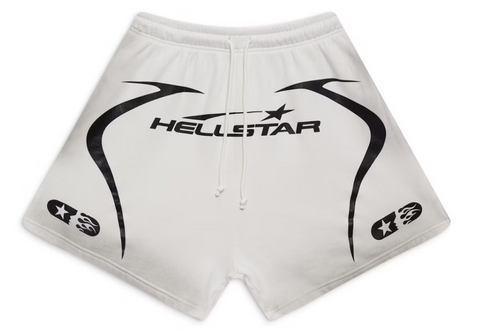 Hellstar Warm Up Shorts White