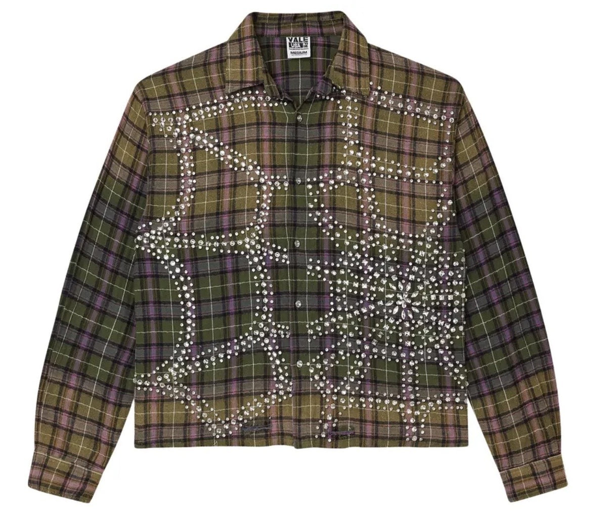 Vale Forever Green Fever Flannel