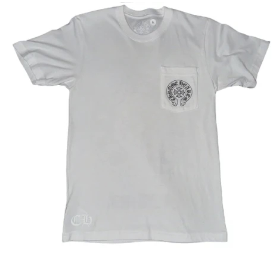 Chrome Hearts Miami Horseshoe Logo White S/S