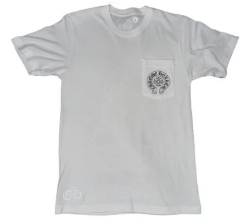 Chrome Hearts Miami Horseshoe Logo White S/S