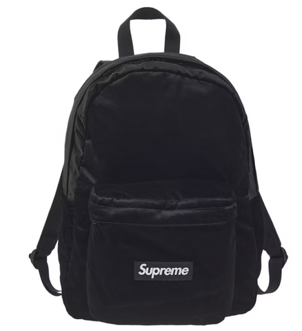 Supreme Velvet Backpack Black