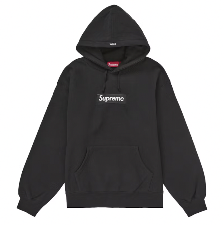 Supreme Box Logo Hooded Sweatshirt (FW24) Black