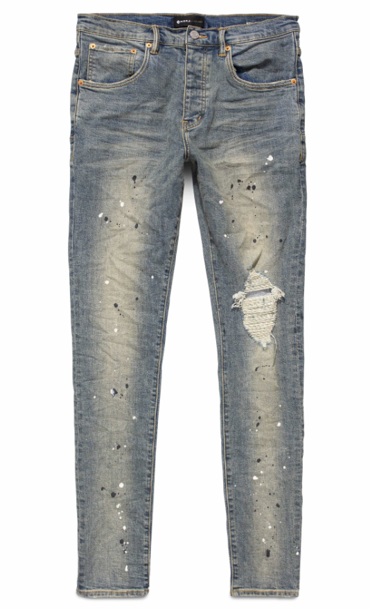 Purple Brand Mid Indigo Destroy Paint