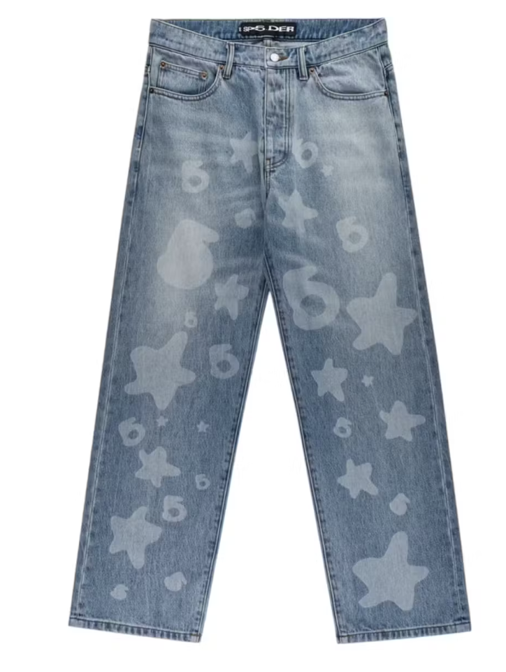 Sp5der Beluga Denim Light Blue Wash