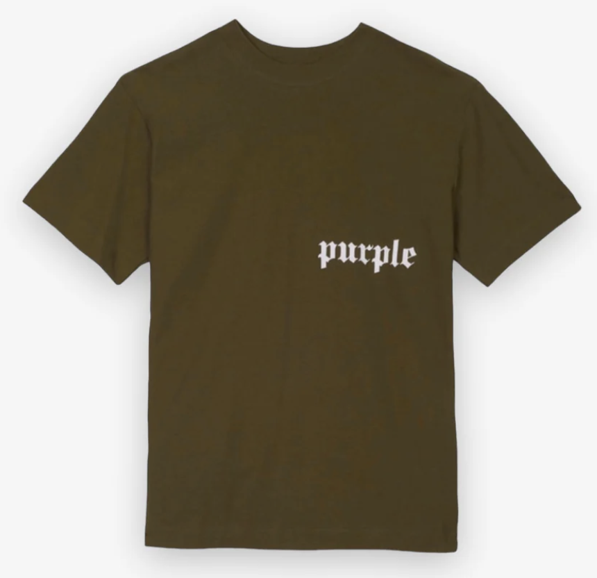 Purple Brand Gothic Jumbo Beach Tee