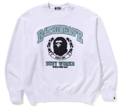 BAPE A Bathing Ape Busy Works Sax Crewneck