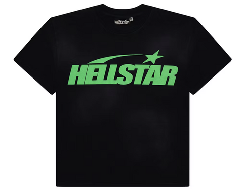 Hellstar Classic Tee (Gel Print) Black/Green