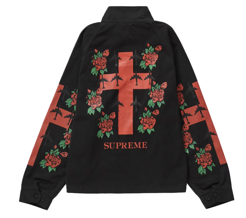 Supreme Destruction of Purity Harrington Jacket Black