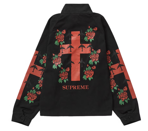 Supreme Destruction of Purity Harrington Jacket Black